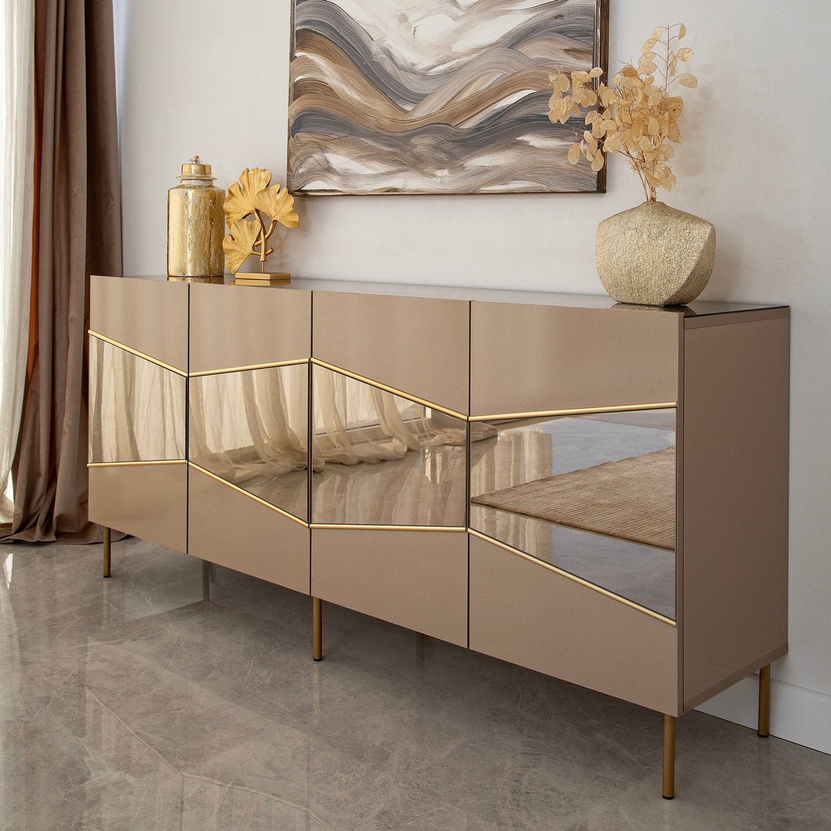 Μπουφές Bronze
Χρυσό 180x40x80cm | 552NOS1808