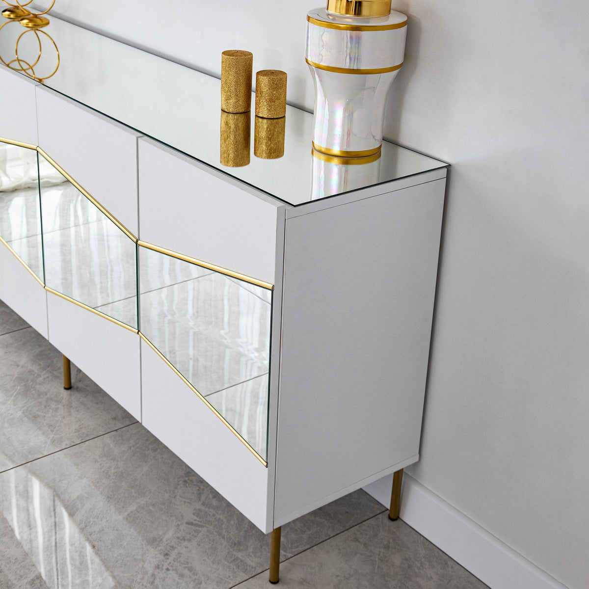 Μπουφές Λευκό
Χρυσό 180x40x80cm | 552NOS1809