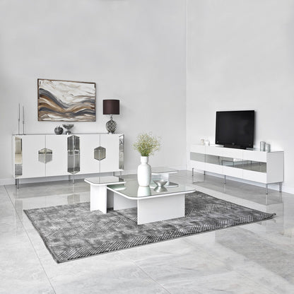 Μπουφές Λευκό
Ασημί 180x40x80cm | 552NOS1813