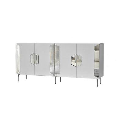 Μπουφές Λευκό
Ασημί 180x40x80cm | 552NOS1813