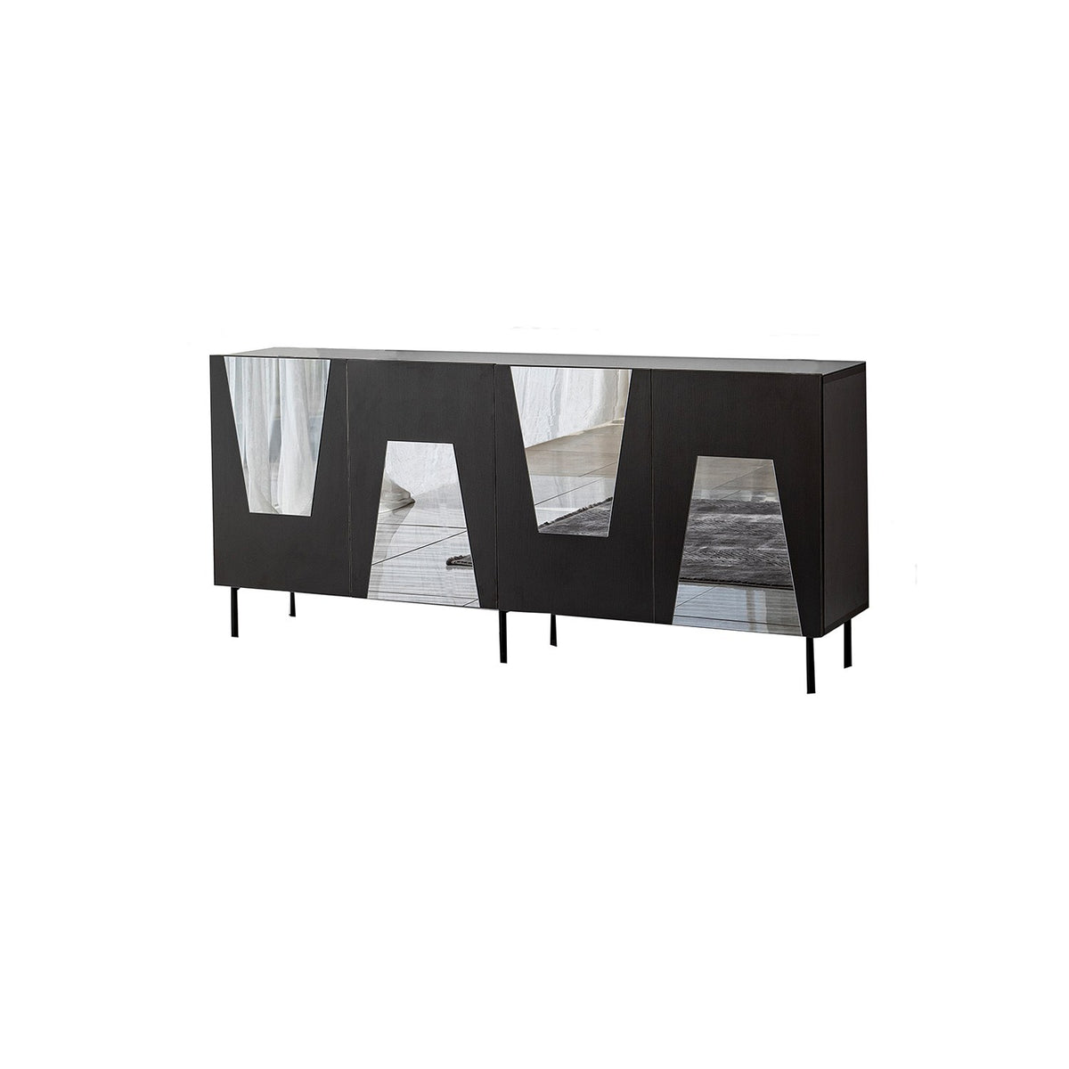 Μπουφές Μαύρο
Fume 180x40x80cm | 552NOS1815