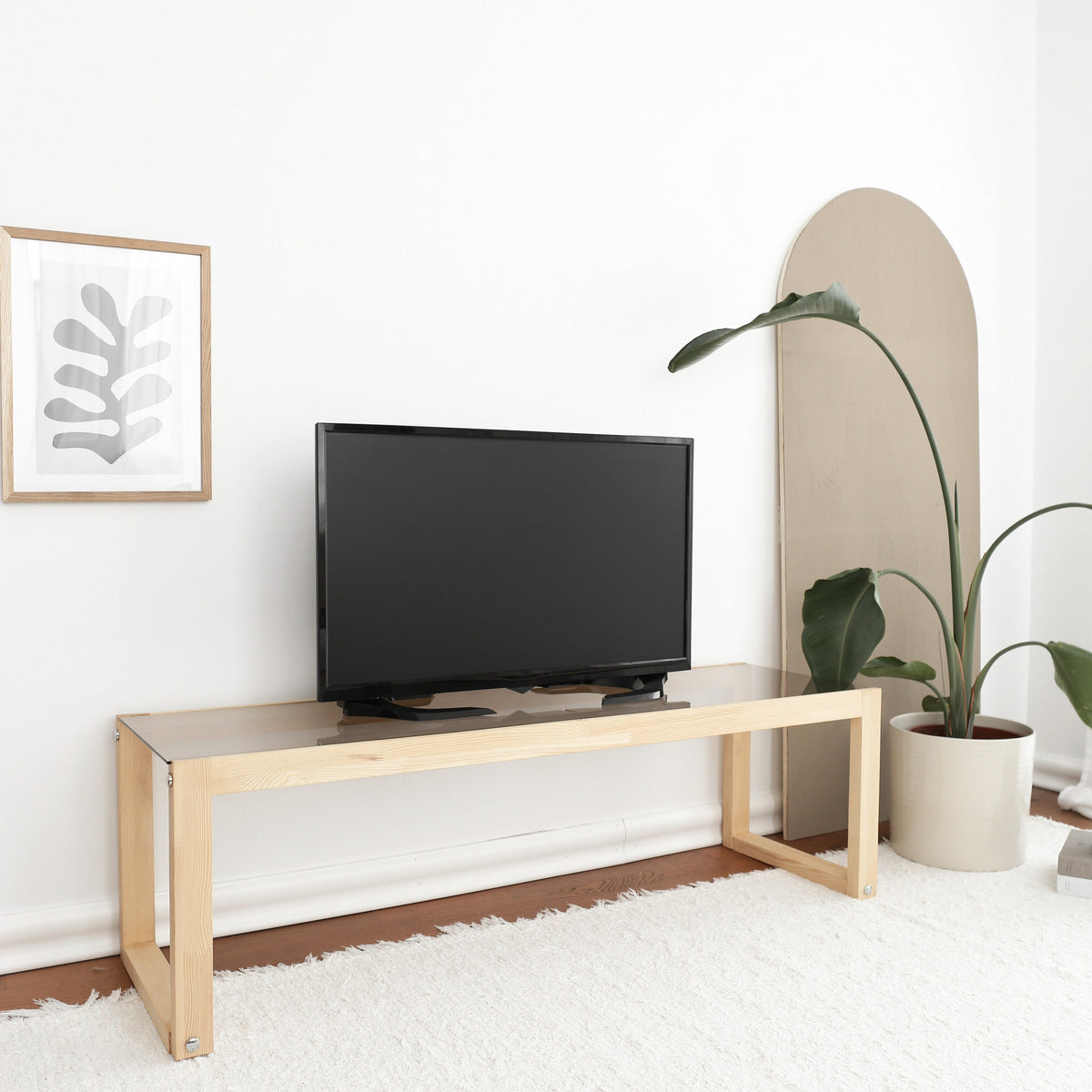 Έπιπλο Τηλεόρασης TV Βάση Σύνθεση Φυσικό | 552NOS2228