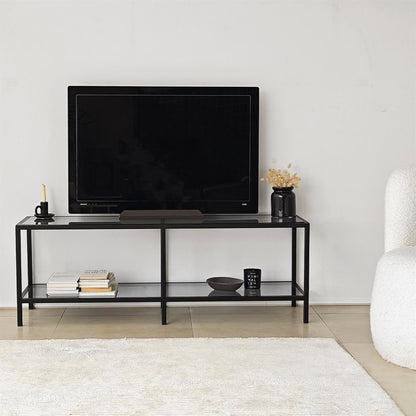 Έπιπλο Τηλεόρασης TV Βάση Σύνθεση Dark Γκρι Μαύρο | 552NOS2358