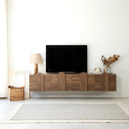 Έπιπλο Τηλεόρασης TV Βάση Σύνθεση Καρυδί | 552NOS2425