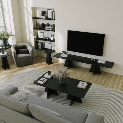 Έπιπλο Τηλεόρασης TV Βάση Σύνθεση Μαύρο | 552NOS2478