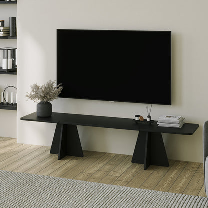 Έπιπλο Τηλεόρασης TV Βάση Σύνθεση Μαύρο | 552NOS2478