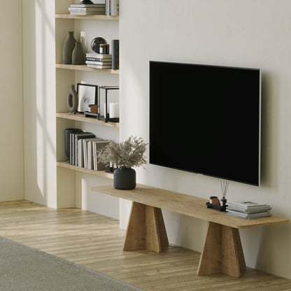 Έπιπλο Τηλεόρασης TV Βάση Σύνθεση Sapphire Δρυς | 552NOS2493