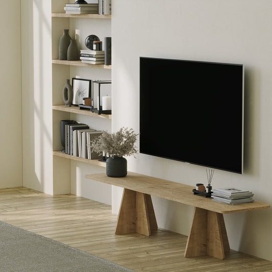Έπιπλο Τηλεόρασης TV Βάση Σύνθεση Sapphire Δρυς | 552NOS2493