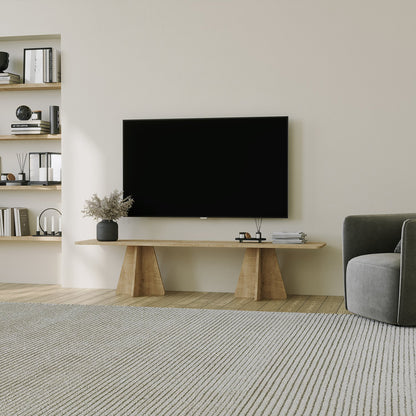 Έπιπλο Τηλεόρασης TV Βάση Σύνθεση Sapphire Δρυς | 552NOS2493