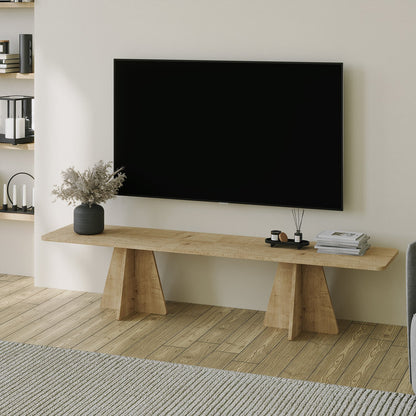 Έπιπλο Τηλεόρασης TV Βάση Σύνθεση Sapphire Δρυς | 552NOS2493