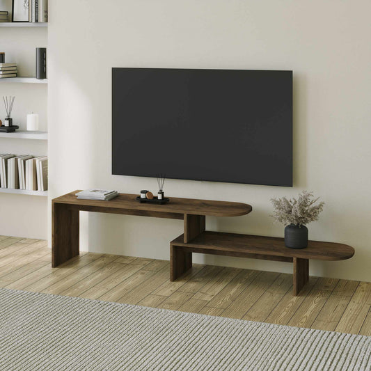 Έπιπλο Τηλεόρασης TV Βάση Σύνθεση Καρυδί | 552NOS2595