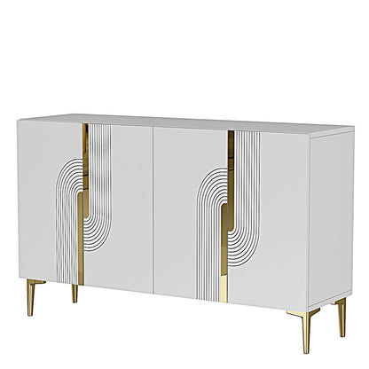 Μπουφές Λευκό
Χρυσό 120x32x75cm | 555CHM1352