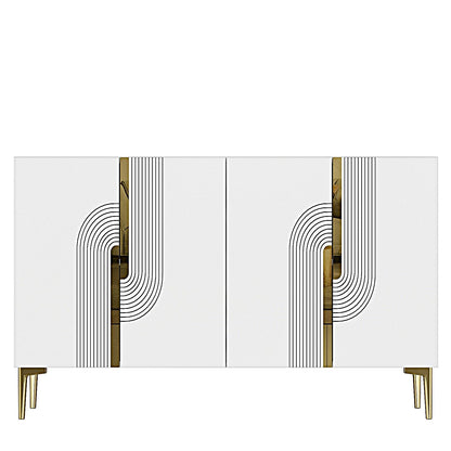 Μπουφές Λευκό
Χρυσό 120x32x75cm | 555CHM1352