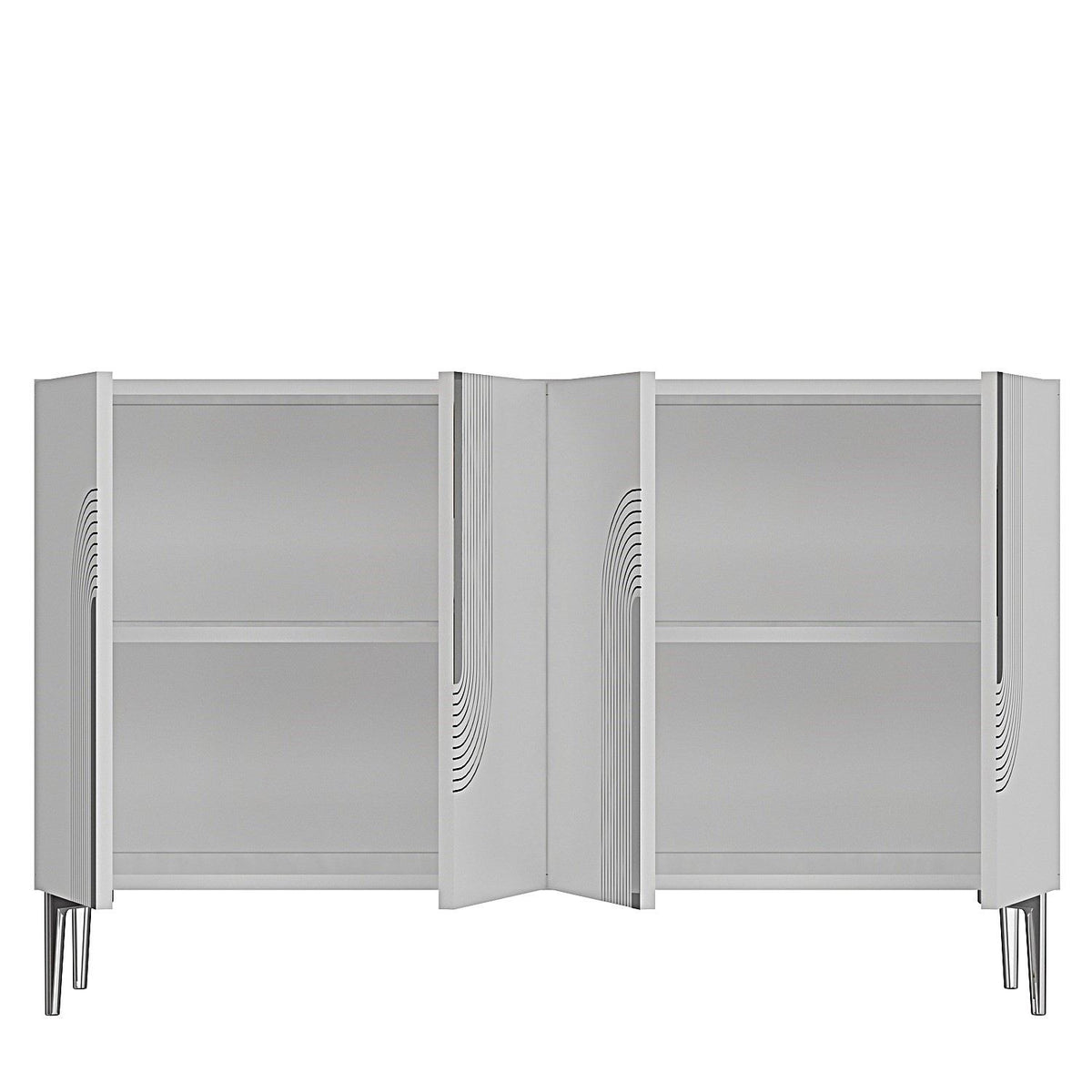 Μπουφές Λευκό
Ασημί 120x32x75cm | 555CHM1355