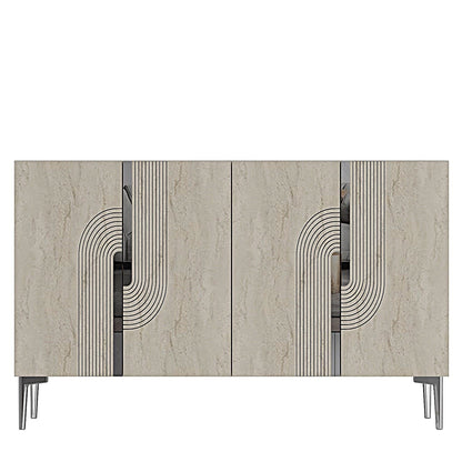 Μπουφές Λευκό
Τραβερτίνη
Ασημί 120x32x75cm | 555CHM1356