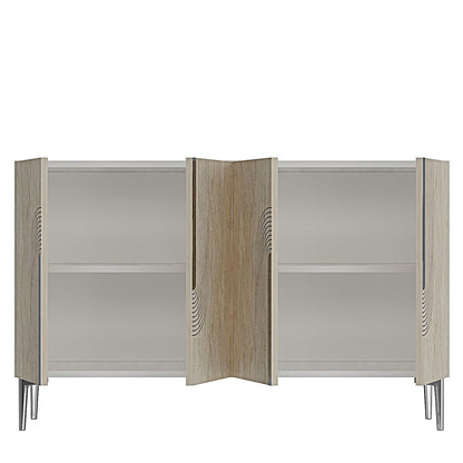 Μπουφές Λευκό
Τραβερτίνη
Ασημί 120x32x75cm | 555CHM1356