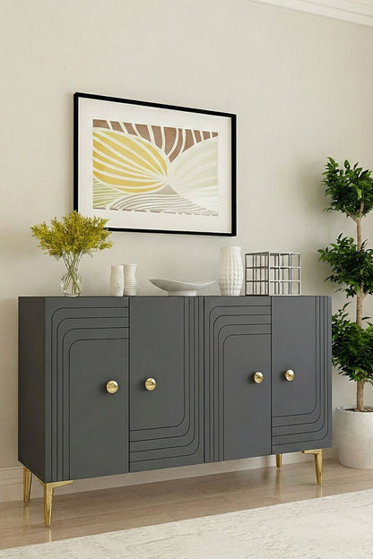 Μπουφές Ανθρακί
Χρυσό 120x32x75cm | 555CHM1357