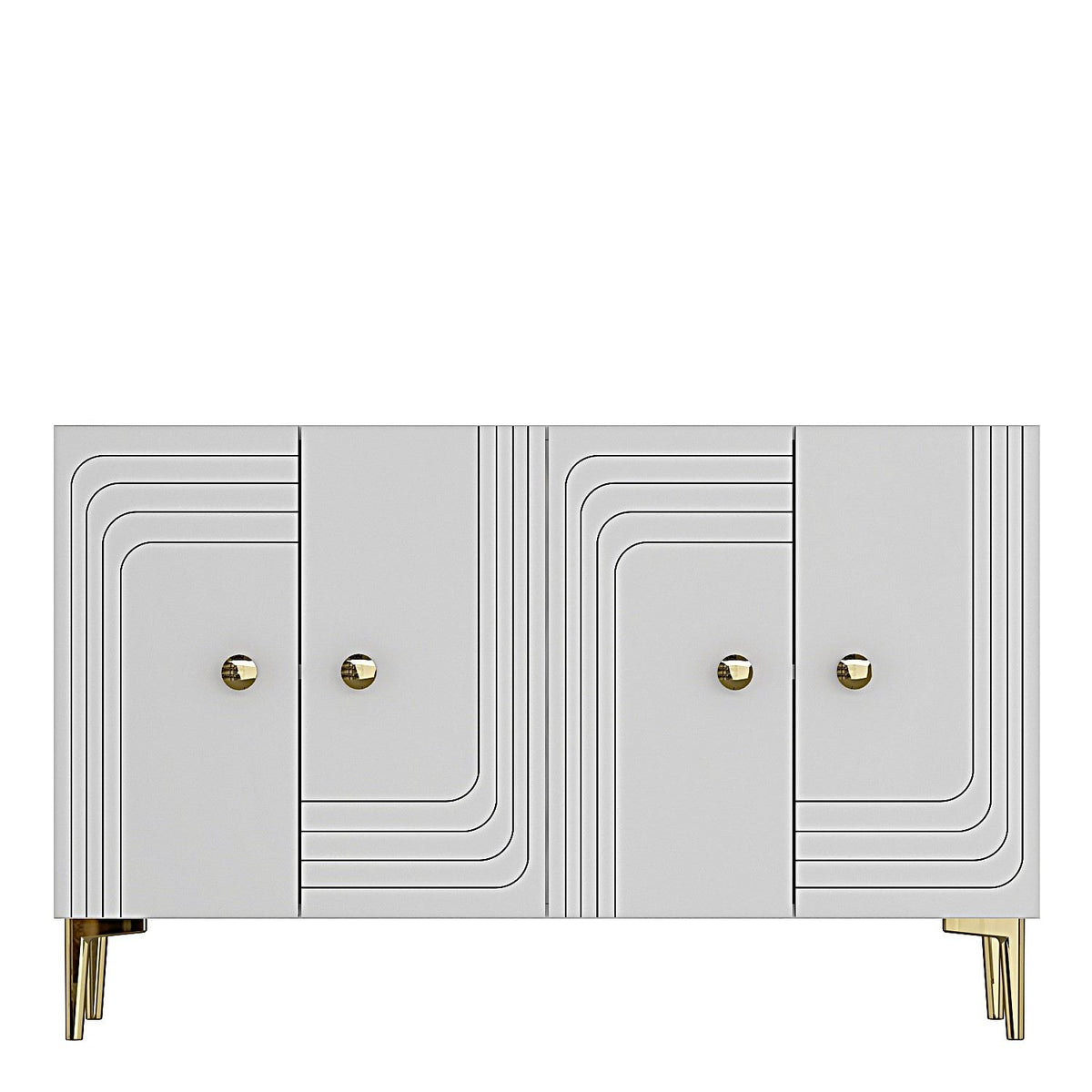 Μπουφές Λευκό
Χρυσό 120x32x75cm | 555CHM1358