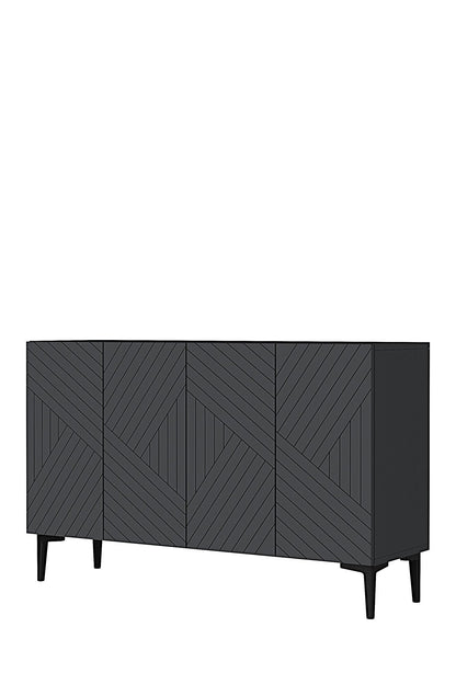 Μπουφές Ανθρακί 120x32x75cm | 555CHM1360