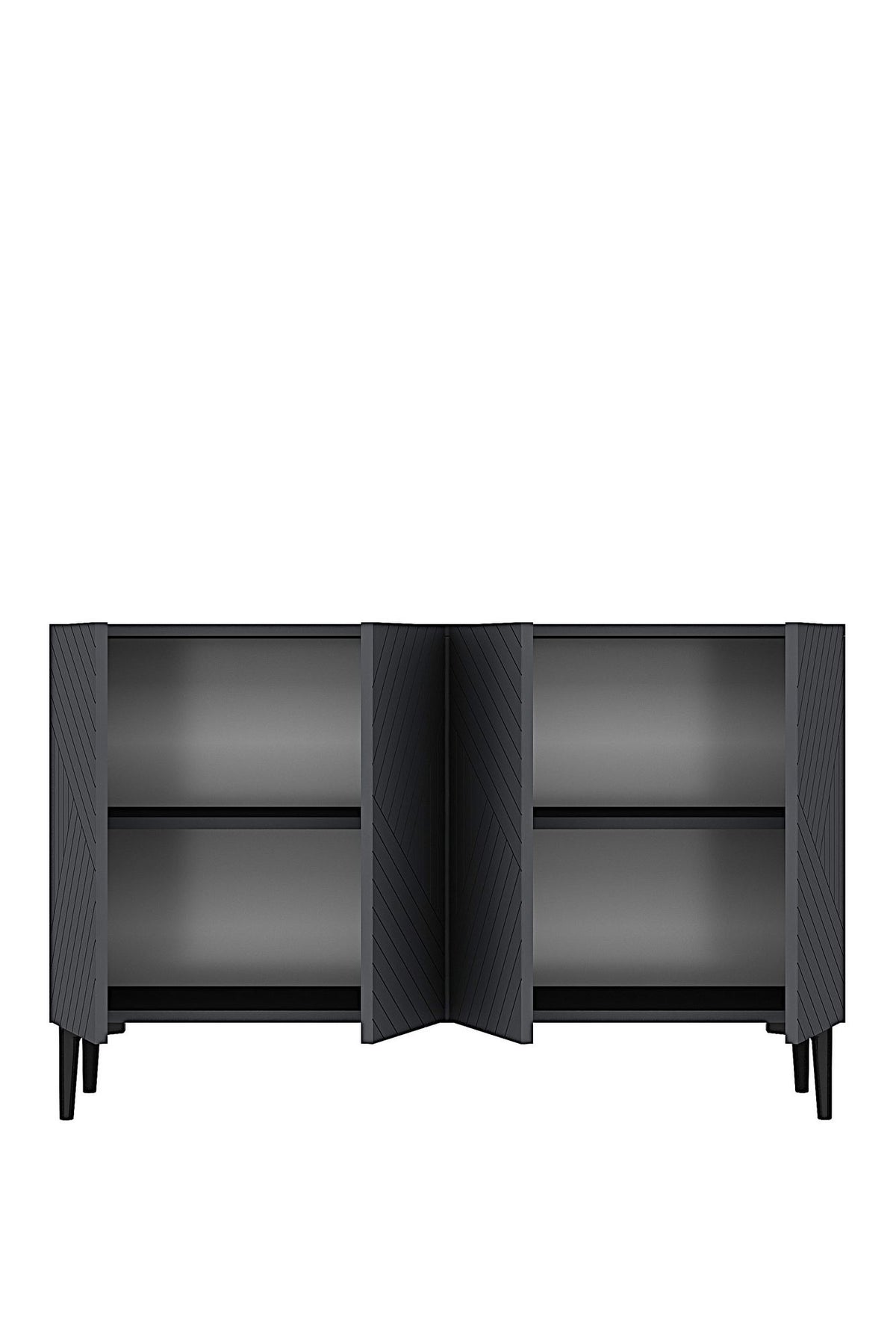 Μπουφές Ανθρακί 120x32x75cm | 555CHM1360
