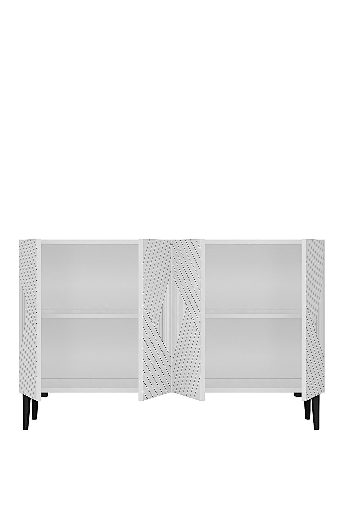 Μπουφές Λευκό 120x32x75cm | 555CHM1361
