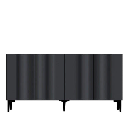 Μπουφές Ανθρακί 150x32x75cm | 555CHM1363