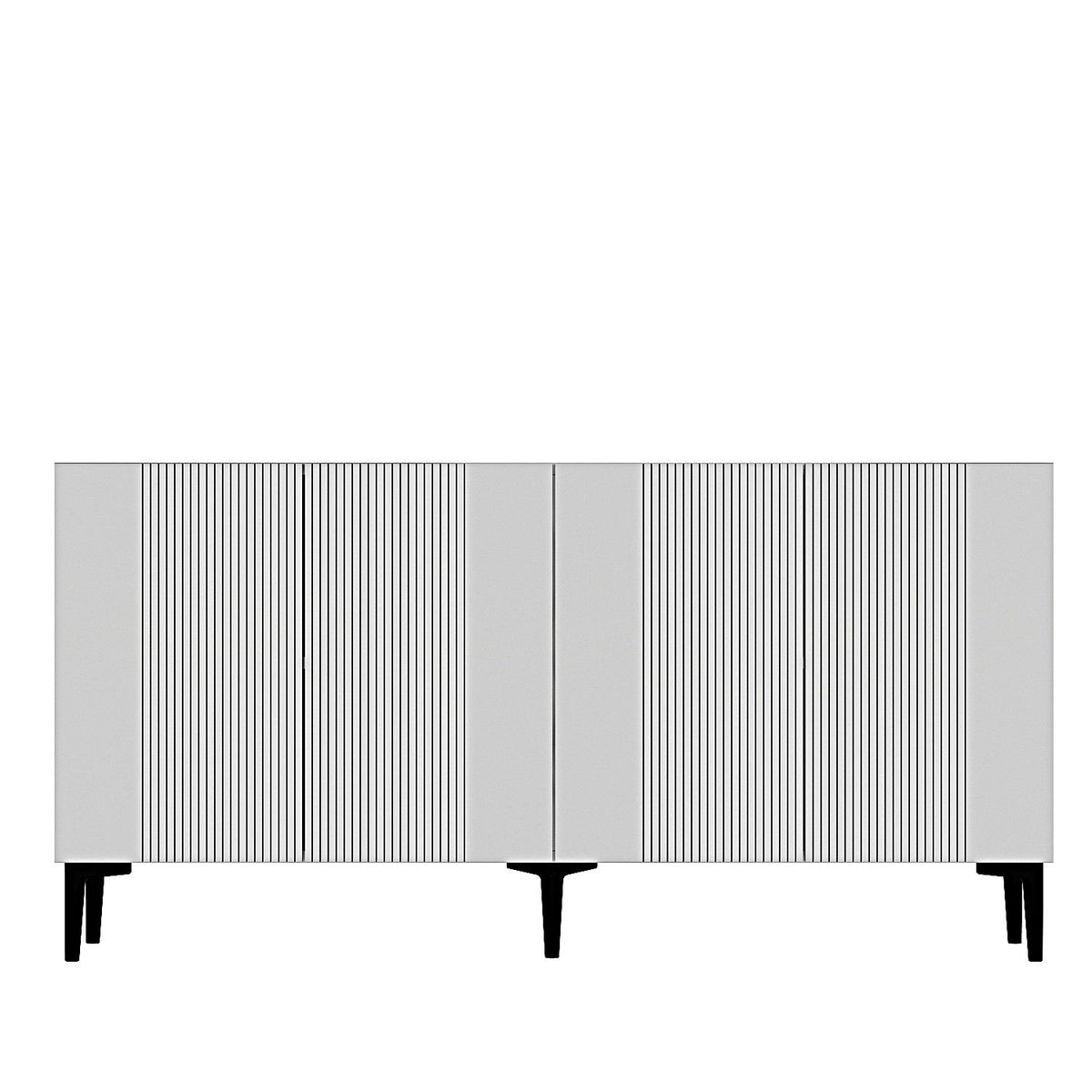 Μπουφές Λευκό 150x32x75cm | 555CHM1364