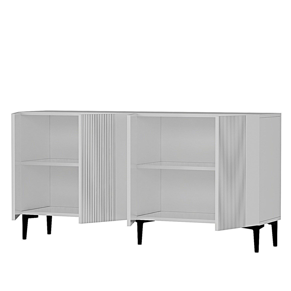 Μπουφές Λευκό 150x32x75cm | 555CHM1364