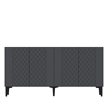 Μπουφές Ανθρακί 150x32x75cm | 555CHM1366