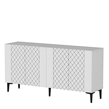 Μπουφές Λευκό 150x32x75cm | 555CHM1367