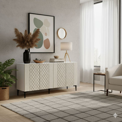 Μπουφές Λευκό
Τραβερτίνη 150x32x75cm | 555CHM1368