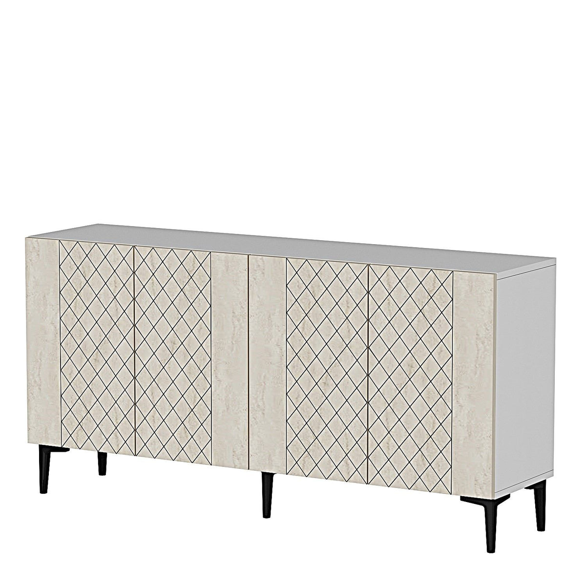Μπουφές Λευκό
Τραβερτίνη 150x32x75cm | 555CHM1368