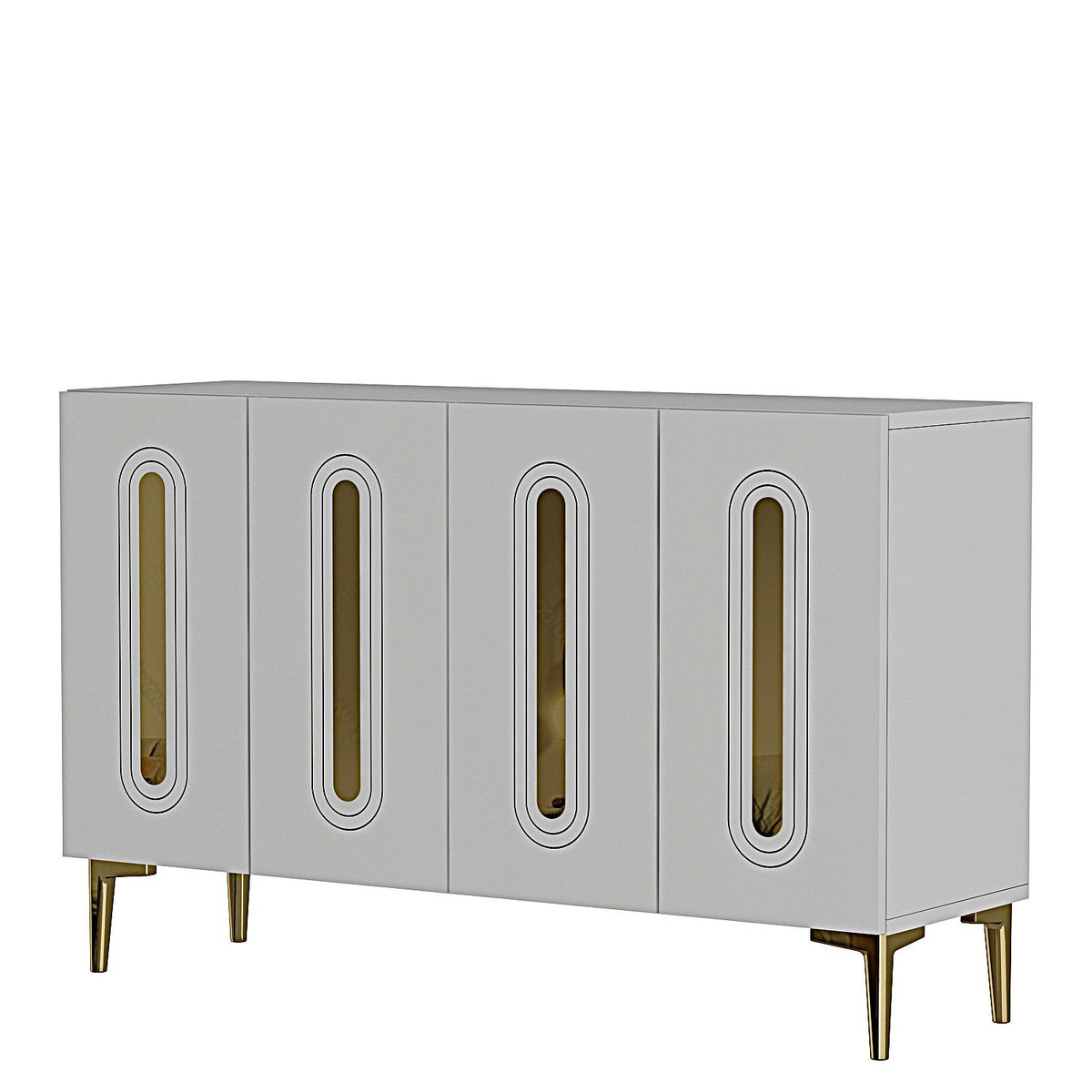 Μπουφές Λευκό
Χρυσό 120x32x75cm | 555CHM1370