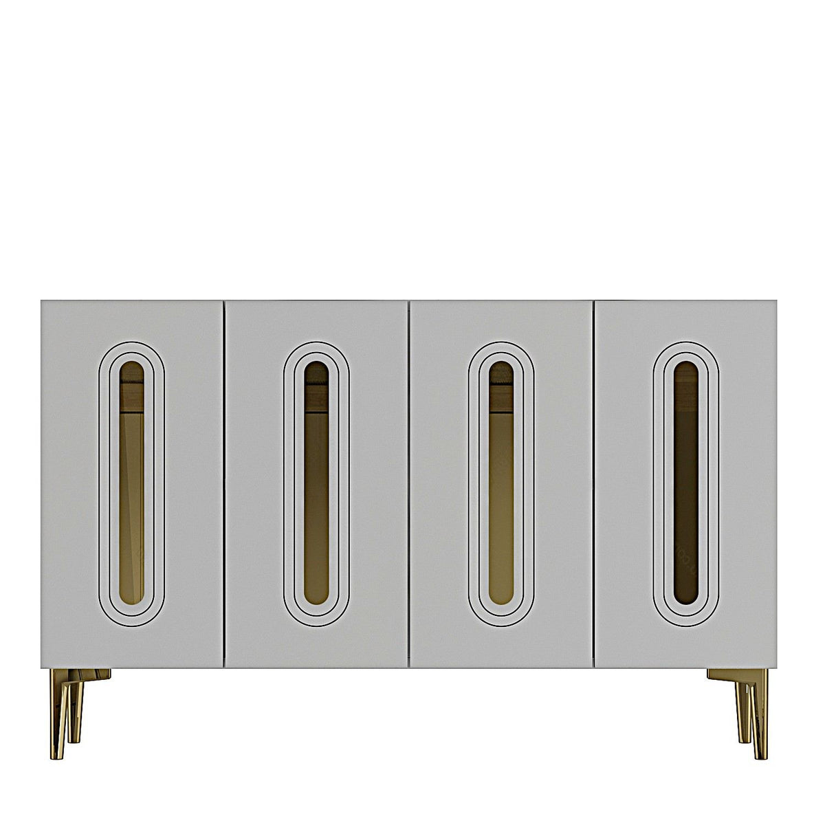 Μπουφές Λευκό
Χρυσό 120x32x75cm | 555CHM1370