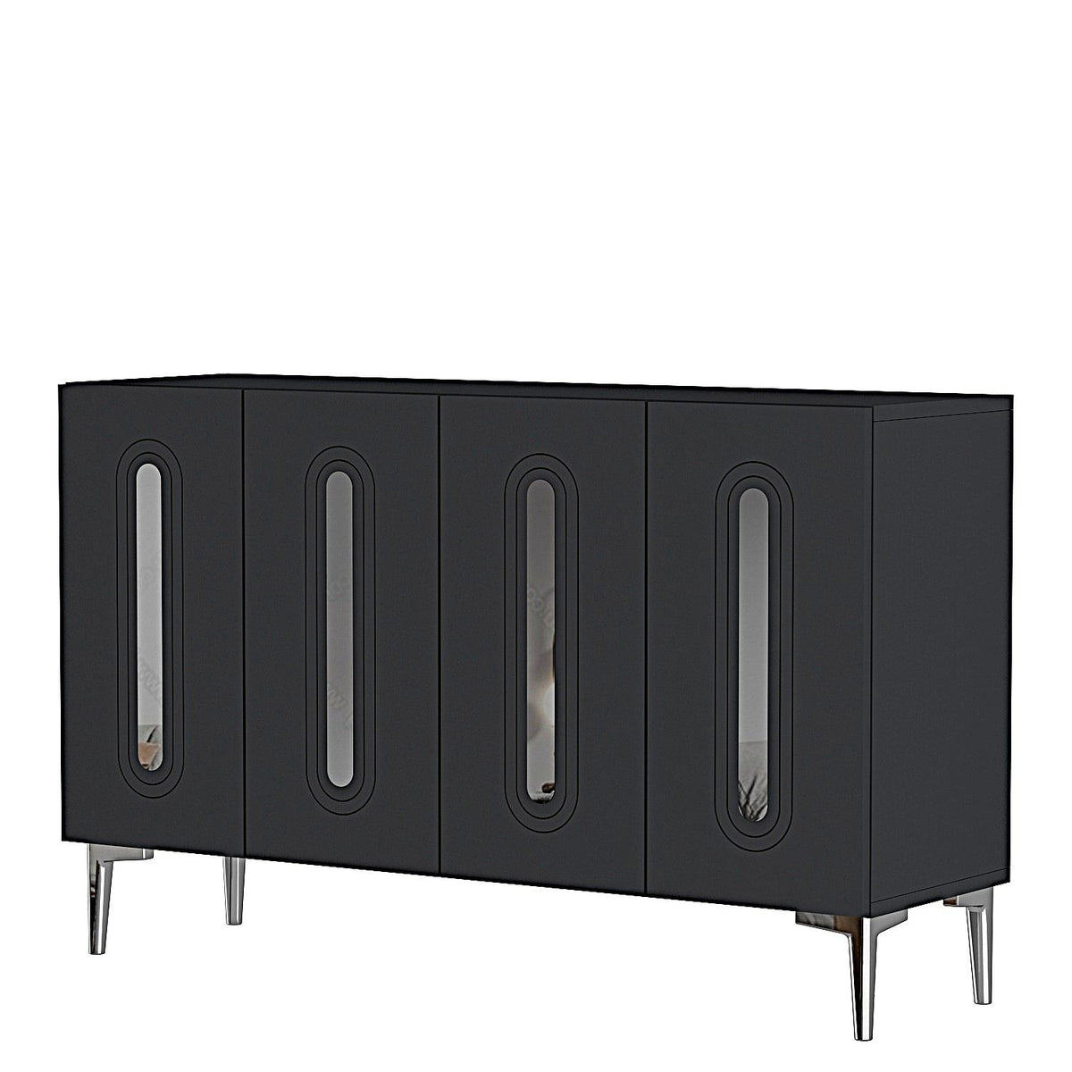 Μπουφές Ανθρακί
Ασημί 120x32x75cm | 555CHM1372