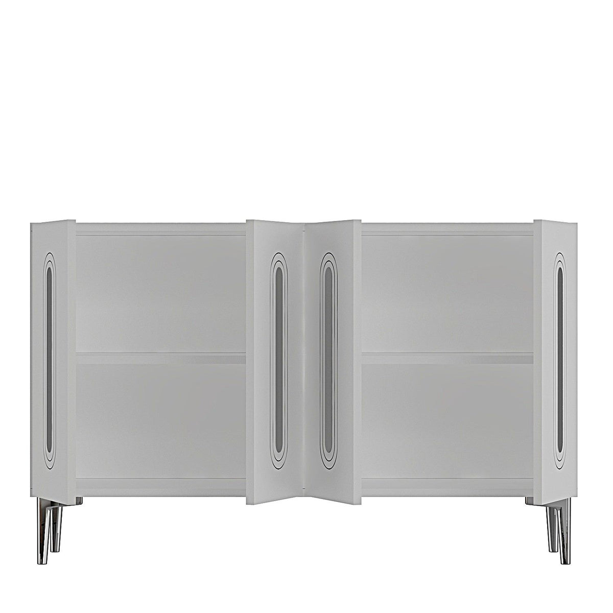 Μπουφές Λευκό
Ασημί 120x32x75cm | 555CHM1373