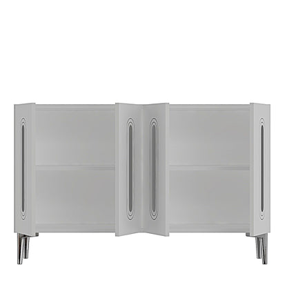 Μπουφές Λευκό
Ασημί 120x32x75cm | 555CHM1373