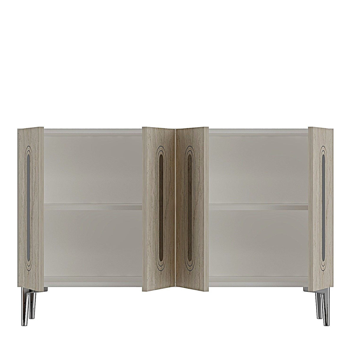 Μπουφές Λευκό
Τραβερτίνη
Ασημί 120x32x75cm | 555CHM1374