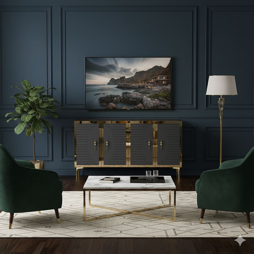 Μπουφές Ανθρακί
Χρυσό 120x32x75cm | 555CHM1375