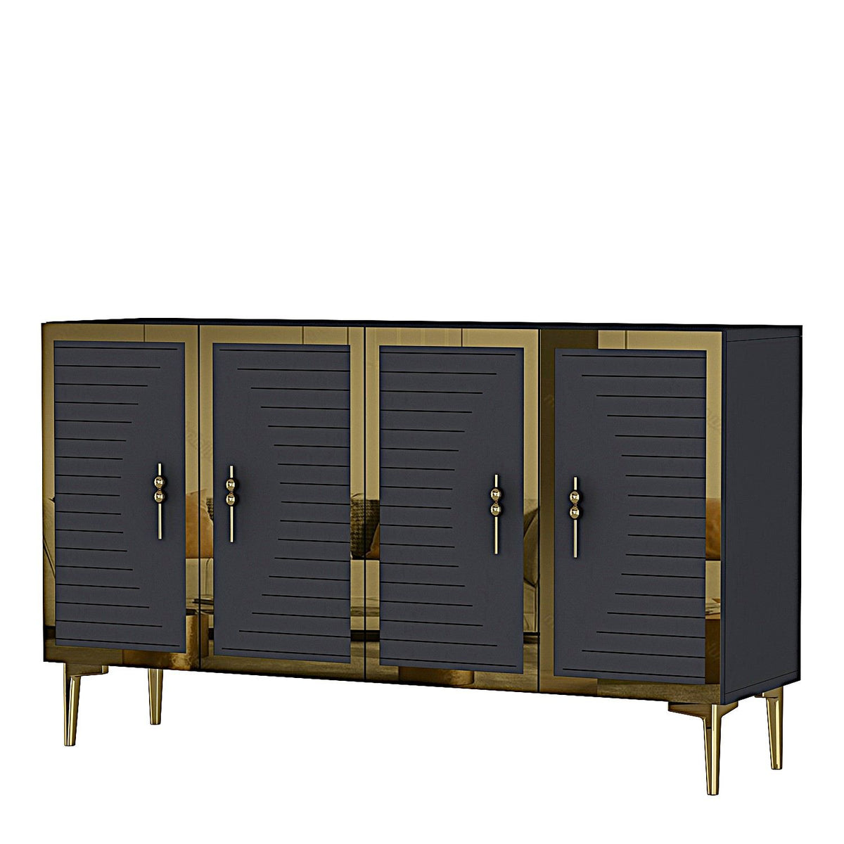 Μπουφές Ανθρακί
Χρυσό 120x32x75cm | 555CHM1375