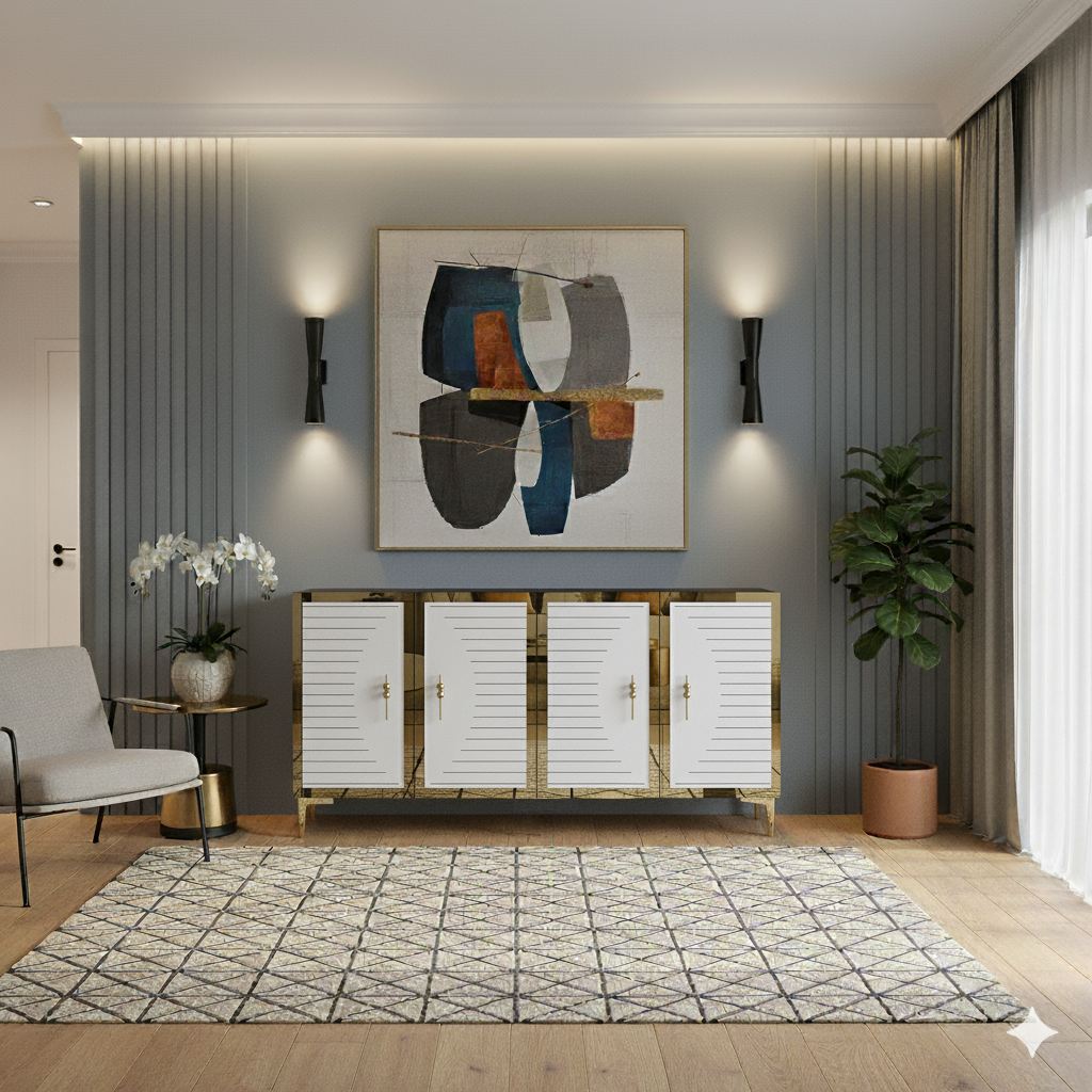Μπουφές Λευκό
Χρυσό 120x32x75cm | 555CHM1376