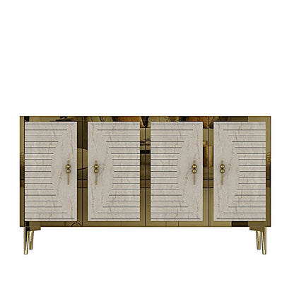 Μπουφές Λευκό
Τραβερτίνη
Χρυσό 120x32x75cm | 555CHM1377