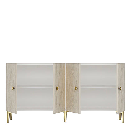 Μπουφές Λευκό
Τραβερτίνη
Χρυσό 150x32x75cm | 555CHM1383