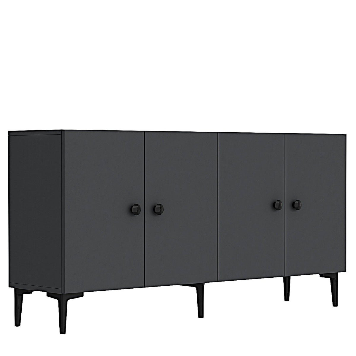 Μπουφές Ανθρακί 150x32x75cm | 555CHM1384