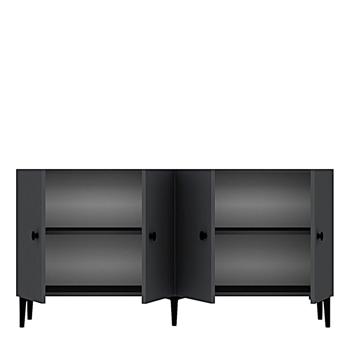 Μπουφές Ανθρακί 150x32x75cm | 555CHM1384