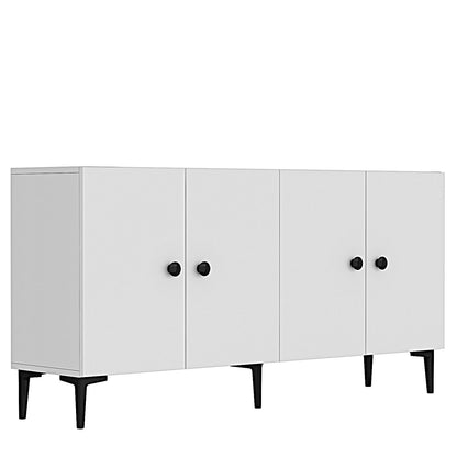 Μπουφές Λευκό 150x32x75cm | 555CHM1385