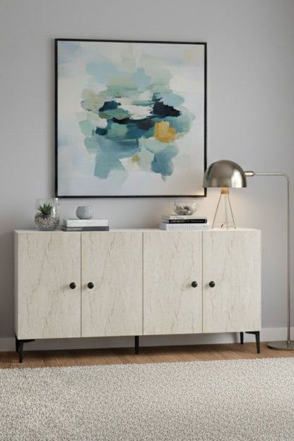 Μπουφές Λευκό
Τραβερτίνη 150x32x75cm | 555CHM1386