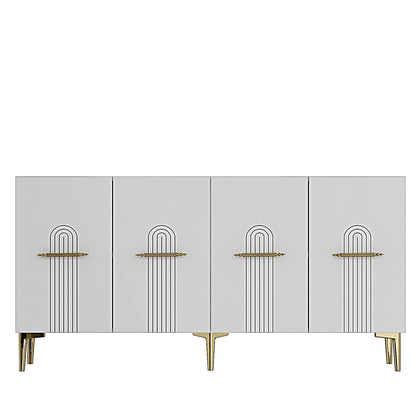 Μπουφές Λευκό
Χρυσό 150x32x75cm | 555CHM1388
