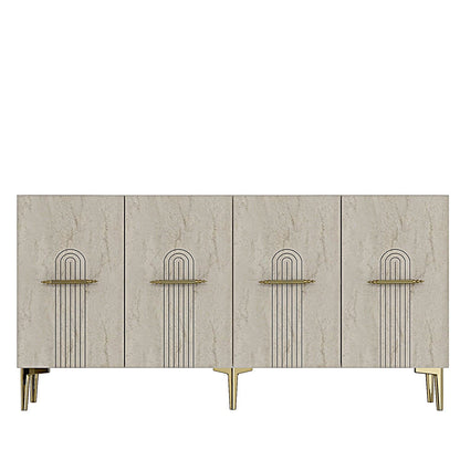 Μπουφές Λευκό
Τραβερτίνη
Χρυσό 150x32x75cm | 555CHM1389