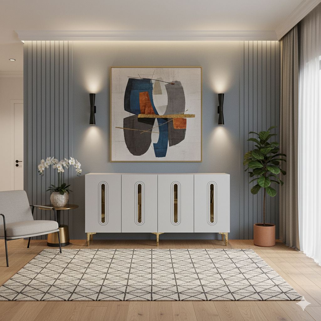 Μπουφές Λευκό
Χρυσό 150x32x75cm | 555CHM1391